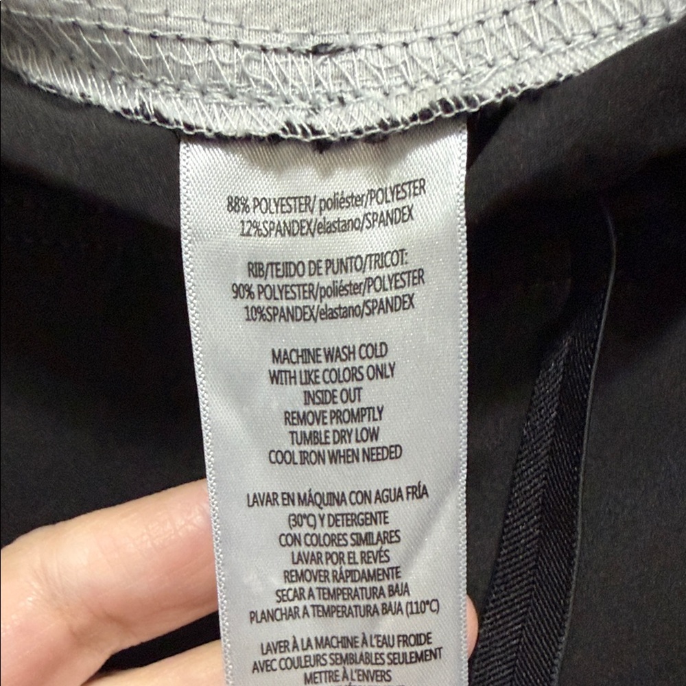 Calvin Klein Black Drawstring Capris - image 3